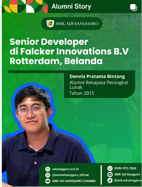 Mau jadi Senior Developer seperti Ka Dennis? Yuk bergabung bersama kami di SMK ADI SANGGORO.
