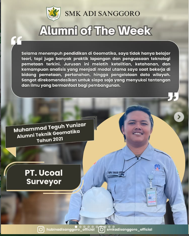Kesuksesan tidak datang dalam semalam, tetapi melalui proses belajar, kerja keras, dan konsistensi. Selamat untuk alumni hebat minggu ini. Semoga kariernya semakin cemerlang dan penuh keberkahan. ✨