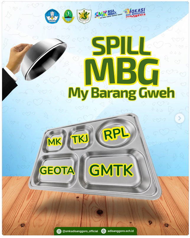 MBG, INI DIA 🍱 MY BARANG GWEH! Satu ompreng, banyak pilihan🤙🏻